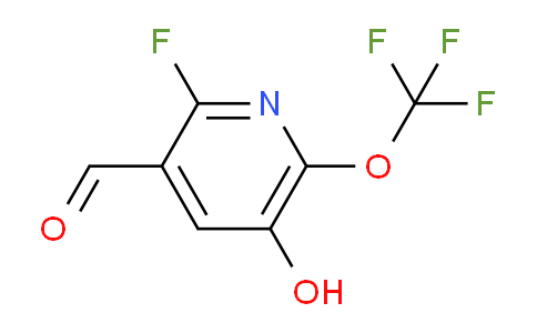 2-Fluoro-5-hydroxy-6-(trifluoromethoxy)pyridine-3-carboxaldehyde