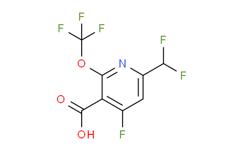 6-(Difluoromethyl)-4-fluoro-2-(trifluoromethoxy)pyridine-3-carboxylic acid