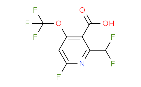 2-(Difluoromethyl)-6-fluoro-4-(trifluoromethoxy)pyridine-3-carboxylic acid