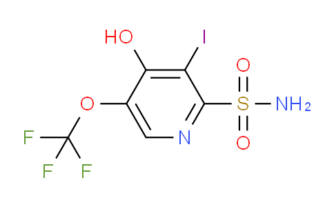 4-Hydroxy-3-iodo-5-(trifluoromethoxy)pyridine-2-sulfonamide