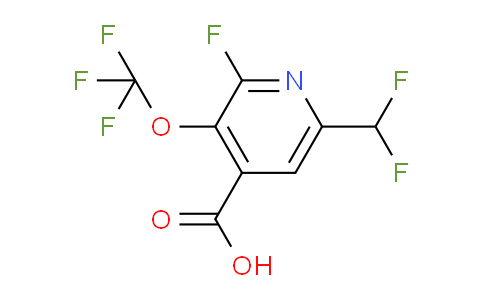 AM166242 | 1805973-98-1 | 6-(Difluoromethyl)-2-fluoro-3-(trifluoromethoxy)pyridine-4-carboxylic acid