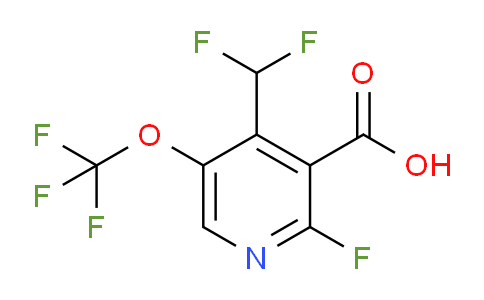 AM166253 | 1806737-96-1 | 4-(Difluoromethyl)-2-fluoro-5-(trifluoromethoxy)pyridine-3-carboxylic acid