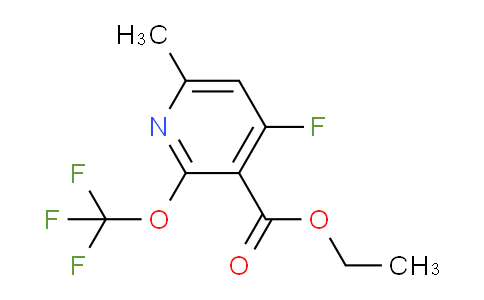 AM166261 | 1806729-86-1 | Ethyl 4-fluoro-6-methyl-2-(trifluoromethoxy)pyridine-3-carboxylate