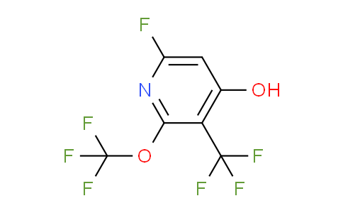 6-Fluoro-4-hydroxy-2-(trifluoromethoxy)-3-(trifluoromethyl)pyridine