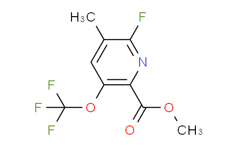 AM166333 | 1804432-73-2 | Methyl 2-fluoro-3-methyl-5-(trifluoromethoxy)pyridine-6-carboxylate