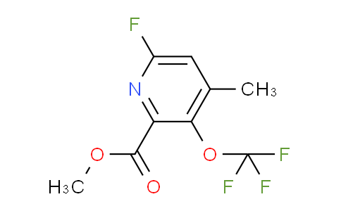 AM166336 | 1803679-68-6 | Methyl 6-fluoro-4-methyl-3-(trifluoromethoxy)pyridine-2-carboxylate