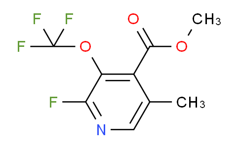 AM166338 | 1804432-76-5 | Methyl 2-fluoro-5-methyl-3-(trifluoromethoxy)pyridine-4-carboxylate