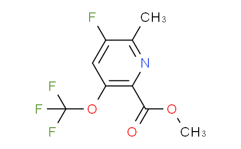 AM166345 | 1804781-98-3 | Methyl 3-fluoro-2-methyl-5-(trifluoromethoxy)pyridine-6-carboxylate