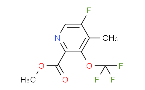 AM166351 | 1806729-59-8 | Methyl 5-fluoro-4-methyl-3-(trifluoromethoxy)pyridine-2-carboxylate