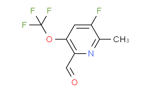 AM166364 | 1804323-83-8 | 3-Fluoro-2-methyl-5-(trifluoromethoxy)pyridine-6-carboxaldehyde