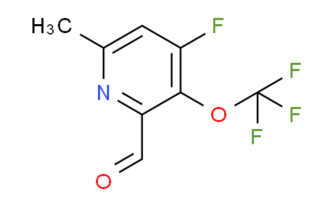 AM166383 | 1804311-23-6 | 4-Fluoro-6-methyl-3-(trifluoromethoxy)pyridine-2-carboxaldehyde