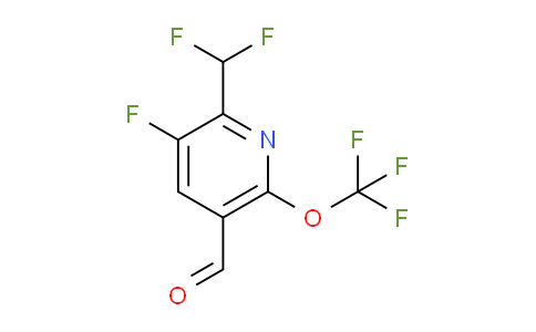 2-(Difluoromethyl)-3-fluoro-6-(trifluoromethoxy)pyridine-5-carboxaldehyde
