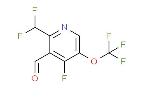 2-(Difluoromethyl)-4-fluoro-5-(trifluoromethoxy)pyridine-3-carboxaldehyde