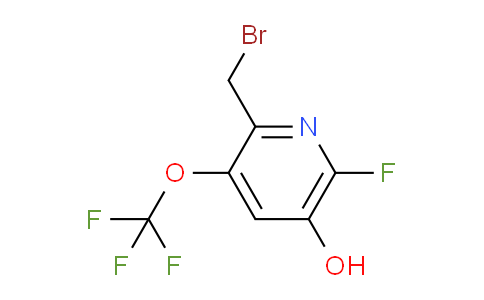 2-(Bromomethyl)-6-fluoro-5-hydroxy-3-(trifluoromethoxy)pyridine