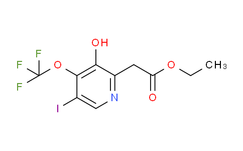 Ethyl 3-hydroxy-5-iodo-4-(trifluoromethoxy)pyridine-2-acetate