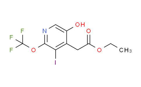 Ethyl 5-hydroxy-3-iodo-2-(trifluoromethoxy)pyridine-4-acetate