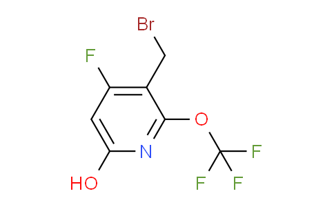 3-(Bromomethyl)-4-fluoro-6-hydroxy-2-(trifluoromethoxy)pyridine