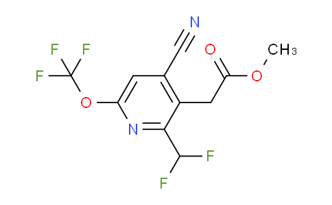 AM166411 | 1803948-71-1 | Methyl 4-cyano-2-(difluoromethyl)-6-(trifluoromethoxy)pyridine-3-acetate