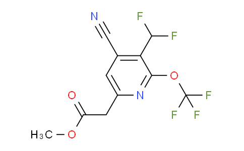 AM166416 | 1804311-38-3 | Methyl 4-cyano-3-(difluoromethyl)-2-(trifluoromethoxy)pyridine-6-acetate