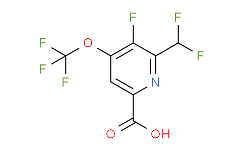 AM166417 | 1806264-87-8 | 2-(Difluoromethyl)-3-fluoro-4-(trifluoromethoxy)pyridine-6-carboxylic acid