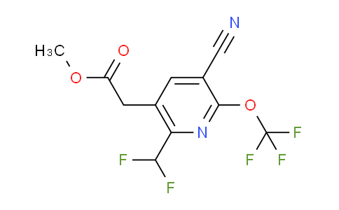 AM166420 | 1803684-20-9 | Methyl 3-cyano-6-(difluoromethyl)-2-(trifluoromethoxy)pyridine-5-acetate
