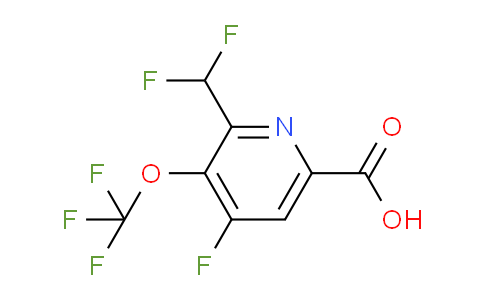 AM166422 | 1804763-56-1 | 2-(Difluoromethyl)-4-fluoro-3-(trifluoromethoxy)pyridine-6-carboxylic acid