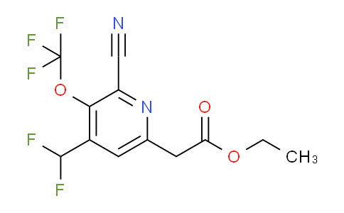 AM166424 | 1803948-83-5 | Ethyl 2-cyano-4-(difluoromethyl)-3-(trifluoromethoxy)pyridine-6-acetate