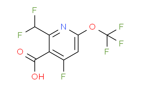 AM166425 | 1806198-35-5 | 2-(Difluoromethyl)-4-fluoro-6-(trifluoromethoxy)pyridine-3-carboxylic acid
