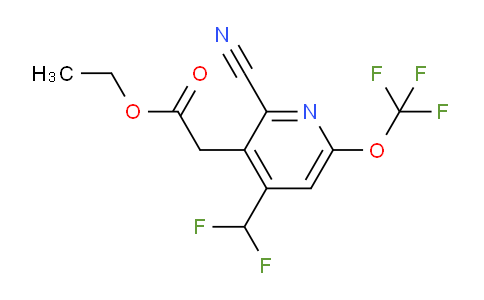 AM166427 | 1803684-38-9 | Ethyl 2-cyano-4-(difluoromethyl)-6-(trifluoromethoxy)pyridine-3-acetate