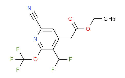 AM166428 | 1804626-11-6 | Ethyl 6-cyano-3-(difluoromethyl)-2-(trifluoromethoxy)pyridine-4-acetate