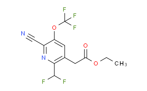 AM166430 | 1804332-91-9 | Ethyl 2-cyano-6-(difluoromethyl)-3-(trifluoromethoxy)pyridine-5-acetate