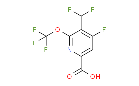 AM166443 | 1804763-95-8 | 3-(Difluoromethyl)-4-fluoro-2-(trifluoromethoxy)pyridine-6-carboxylic acid