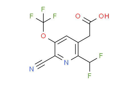 AM166446 | 1806190-46-4 | 2-Cyano-6-(difluoromethyl)-3-(trifluoromethoxy)pyridine-5-acetic acid