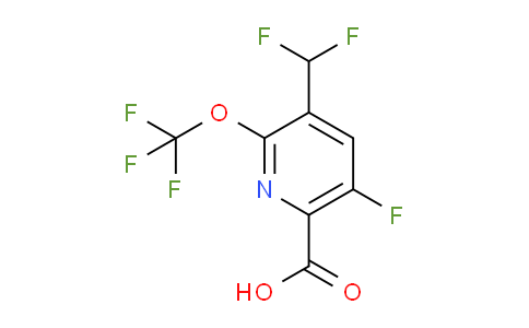 AM166447 | 1804764-08-6 | 3-(Difluoromethyl)-5-fluoro-2-(trifluoromethoxy)pyridine-6-carboxylic acid