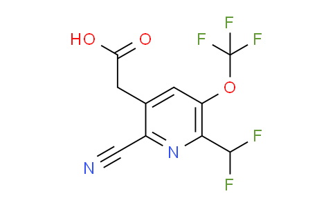 AM166449 | 1803683-34-2 | 2-Cyano-6-(difluoromethyl)-5-(trifluoromethoxy)pyridine-3-acetic acid