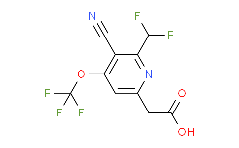 AM166452 | 1804322-96-0 | 3-Cyano-2-(difluoromethyl)-4-(trifluoromethoxy)pyridine-6-acetic acid