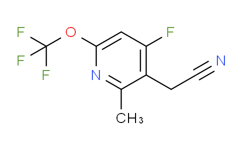 4-Fluoro-2-methyl-6-(trifluoromethoxy)pyridine-3-acetonitrile