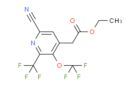 AM166458 | 1804300-61-5 | Ethyl 6-cyano-3-(trifluoromethoxy)-2-(trifluoromethyl)pyridine-4-acetate