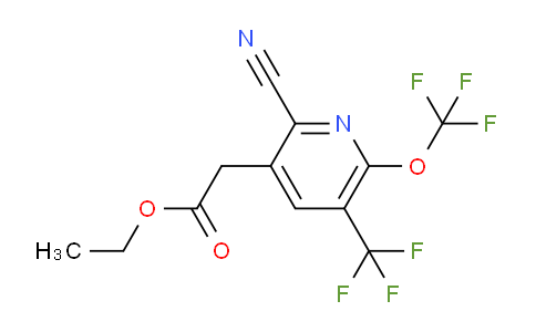AM166462 | 1805924-41-7 | Ethyl 2-cyano-6-(trifluoromethoxy)-5-(trifluoromethyl)pyridine-3-acetate