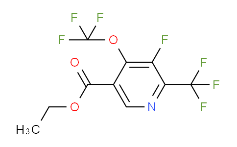AM166468 | 1805975-27-2 | Ethyl 3-fluoro-4-(trifluoromethoxy)-2-(trifluoromethyl)pyridine-5-carboxylate