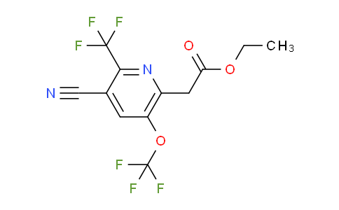 AM166473 | 1804300-75-1 | Ethyl 3-cyano-5-(trifluoromethoxy)-2-(trifluoromethyl)pyridine-6-acetate