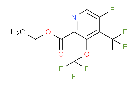AM166474 | 1806195-62-9 | Ethyl 5-fluoro-3-(trifluoromethoxy)-4-(trifluoromethyl)pyridine-2-carboxylate
