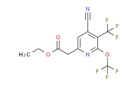 AM166476 | 1805924-70-2 | Ethyl 4-cyano-2-(trifluoromethoxy)-3-(trifluoromethyl)pyridine-6-acetate
