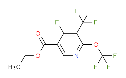 AM166477 | 1806722-81-5 | Ethyl 4-fluoro-2-(trifluoromethoxy)-3-(trifluoromethyl)pyridine-5-carboxylate