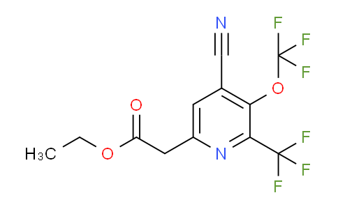 AM166479 | 1804332-36-2 | Ethyl 4-cyano-3-(trifluoromethoxy)-2-(trifluoromethyl)pyridine-6-acetate