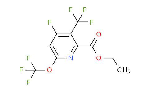AM166482 | 1806195-77-6 | Ethyl 4-fluoro-6-(trifluoromethoxy)-3-(trifluoromethyl)pyridine-2-carboxylate