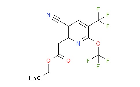 AM166483 | 1804807-68-8 | Ethyl 5-cyano-2-(trifluoromethoxy)-3-(trifluoromethyl)pyridine-6-acetate