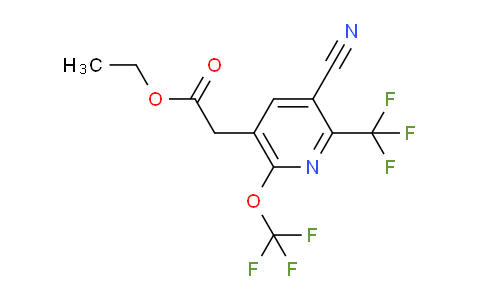 AM166485 | 1804739-28-3 | Ethyl 3-cyano-6-(trifluoromethoxy)-2-(trifluoromethyl)pyridine-5-acetate