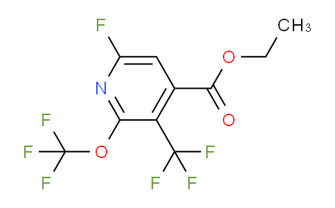 AM166490 | 1804314-21-3 | Ethyl 6-fluoro-2-(trifluoromethoxy)-3-(trifluoromethyl)pyridine-4-carboxylate