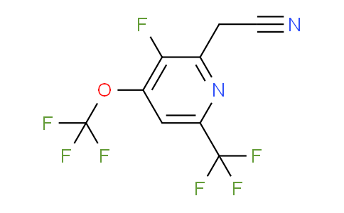 AM166497 | 1806260-31-0 | 3-Fluoro-4-(trifluoromethoxy)-6-(trifluoromethyl)pyridine-2-acetonitrile